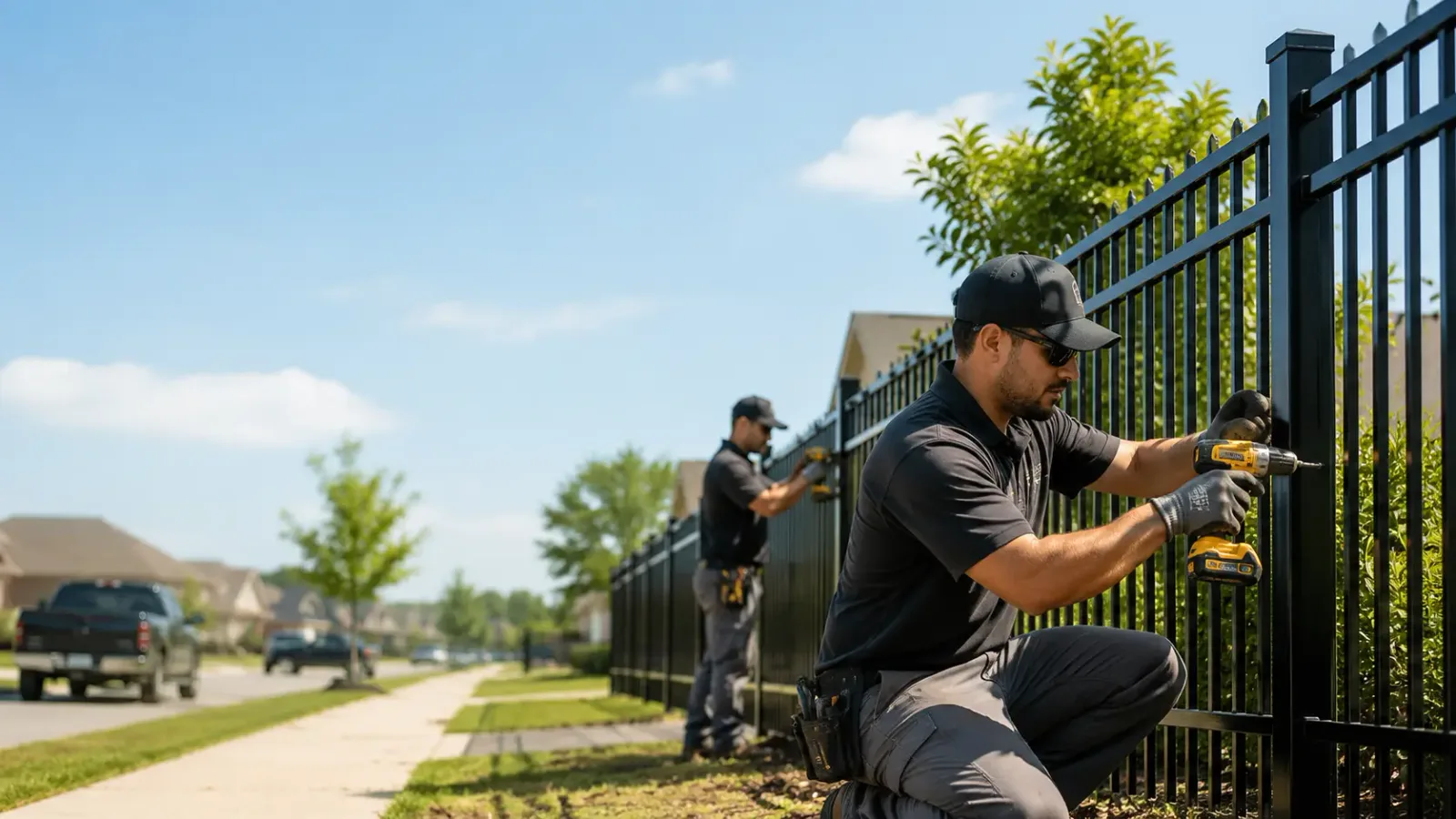 Metal Fence Installation in Berkeley, IL